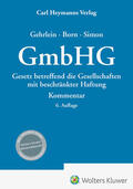 Gehrlein / Born / Simon |  GmbHG - Kommentar | Buch |  Sack Fachmedien