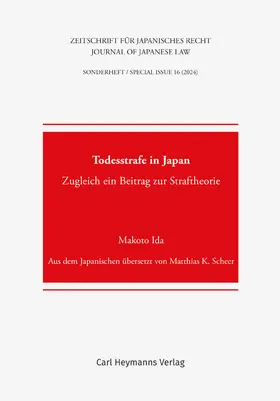 Ida | Todesstrafe in Japan (ZJapanR Sonderheft 16) | Buch | 978-3-452-30465-0 | sack.de
