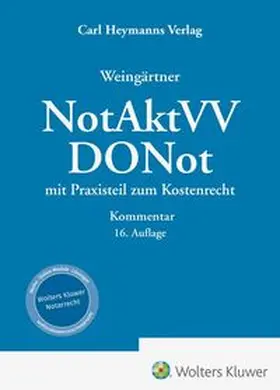 Frohn / Löffler / Sommerfeldt |  Weingärtner, DONot / NotAktVV - Kommentar | Buch |  Sack Fachmedien