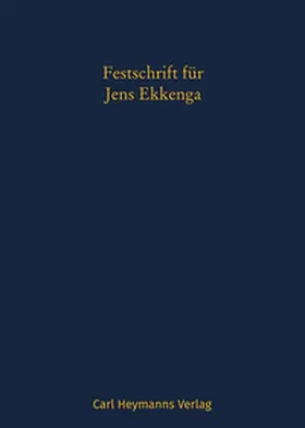 Becker / Kuntz / Schirrmacher |  Festschrift für Jens Ekkenga | Buch |  Sack Fachmedien