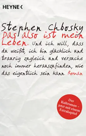 Chbosky | Das also ist mein Leben | Buch | 978-3-453-42589-7 | www.sack.de