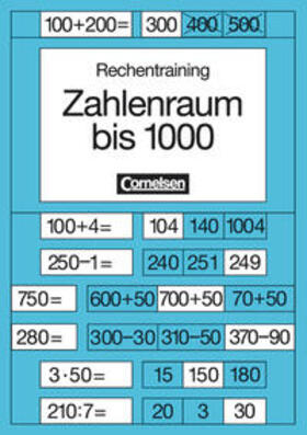 Weber | Rechentraining. Zahlenraum bis 1000 | Buch | 978-3-454-31170-0 | sack.de