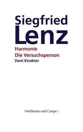 Lenz |  Die Versuchsperson. Harmonie | Buch |  Sack Fachmedien