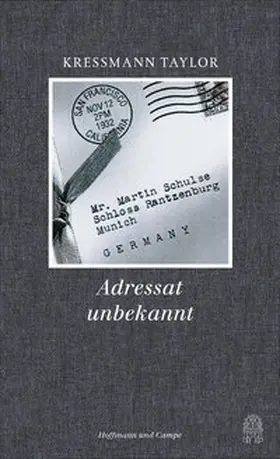 Kressmann Taylor |  Adressat unbekannt | Buch |  Sack Fachmedien