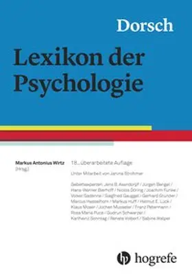Wirtz |  Dorsch - Lexikon der Psychologie | Buch |  Sack Fachmedien