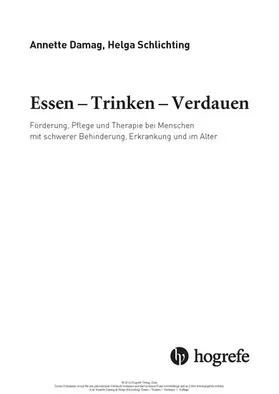 Schlichting / Damag |  Essen - Trinken - Verdauen | eBook | Sack Fachmedien