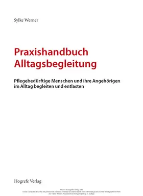 Werner | Praxishandbuch Alltagsbegleitung | E-Book | sack.de