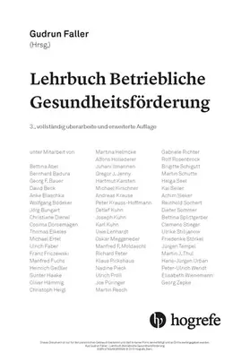 Faller |  Lehrbuch Betriebliche Gesundheitsförderung | eBook | Sack Fachmedien