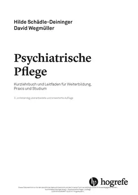 Deininger / Schädle-Deininger / Wegmüller | Psychiatrische Pflege | E-Book | sack.de