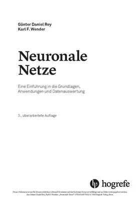 Rey / Wender |  Neuronale Netze | eBook | Sack Fachmedien