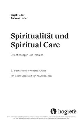 Heller | Spiritualität und Spiritual Care | E-Book | sack.de
