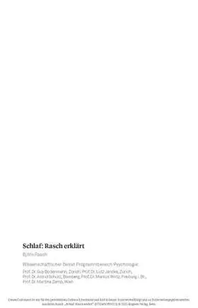 Rasch |  Schlaf: Rasch erklärt | eBook | Sack Fachmedien
