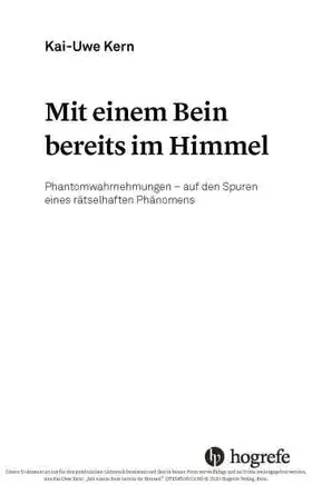 Kern | Mit einem Bein bereits im Himmel | E-Book | sack.de