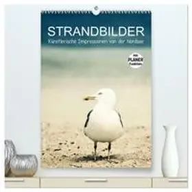 CALVENDO / Kunze | Strandbilder - Künstlerische Impressionen von der Nordsee (hochwertiger Premium Wandkalender 2025 DIN A2 hoch), Kunstdruck in Hochglanz | Sonstiges | 978-3-457-00707-5 | www.sack.de