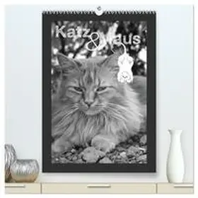 CALVENDO / Koch | Katz & Maus (hochwertiger Premium Wandkalender 2025 DIN A2 hoch), Kunstdruck in Hochglanz | Sonstiges | 978-3-457-03995-3 | www.sack.de