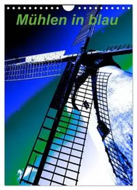 CALVENDO / Voigt-Papke |  Mühlen in blau (Wandkalender 2025 DIN A4 hoch), CALVENDO Monatskalender | Sonstiges |  Sack Fachmedien