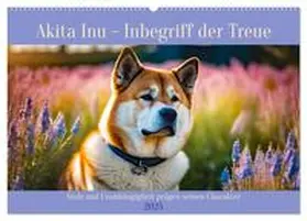 CALVENDO / Kleemann |  Akita Inu - Inbegriff der Treue (Wandkalender 2025 DIN A2 quer), CALVENDO Monatskalender | Sonstiges |  Sack Fachmedien