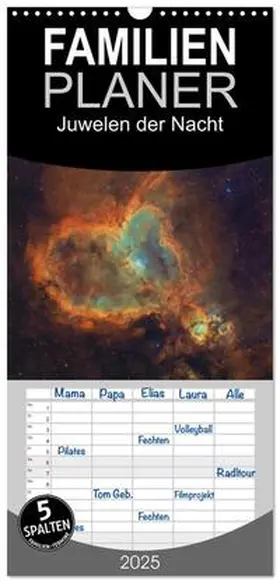 CALVENDO / Störmer |  Familienplaner 2025 - Juwelen der Nacht mit 5 Spalten (Wandkalender, 21 x 45 cm) CALVENDO | Sonstiges |  Sack Fachmedien
