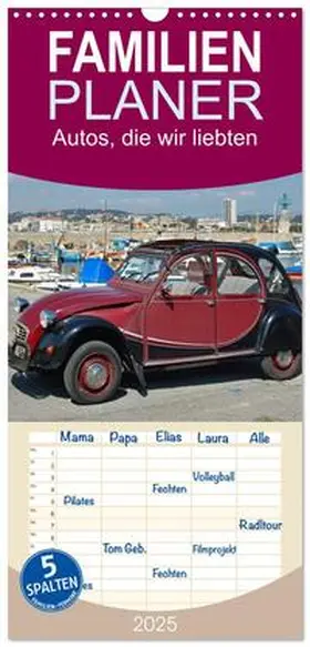 CALVENDO / insideportugal |  Familienplaner 2025 - Autos, die wir liebten mit 5 Spalten (Wandkalender, 21 x 45 cm) CALVENDO | Sonstiges |  Sack Fachmedien