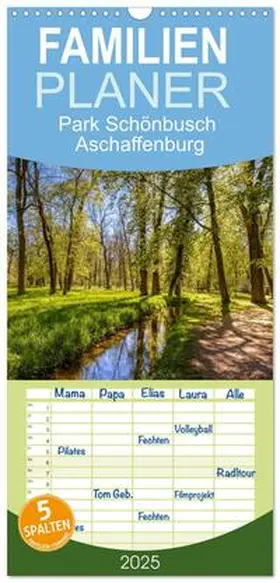 CALVENDO / photography |  Familienplaner 2025 - Park Schönbusch Aschaffenburg mit 5 Spalten (Wandkalender, 21 x 45 cm) CALVENDO | Sonstiges |  Sack Fachmedien