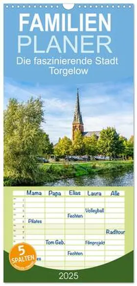 CALVENDO / Rogalski |  Familienplaner 2025 - Die faszinierende Stadt Torgelow mit 5 Spalten (Wandkalender, 21 x 45 cm) CALVENDO | Sonstiges |  Sack Fachmedien