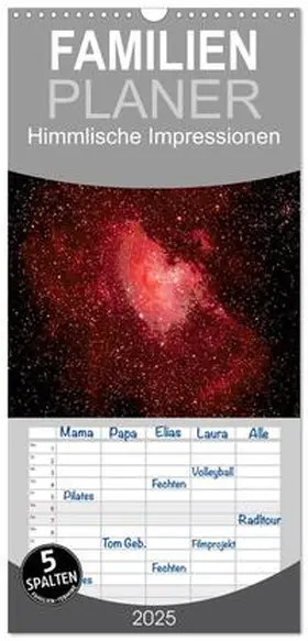 CALVENDO / MonarchC |  Familienplaner 2025 - Himmlische Impressionen mit 5 Spalten (Wandkalender, 21 x 45 cm) CALVENDO | Sonstiges |  Sack Fachmedien