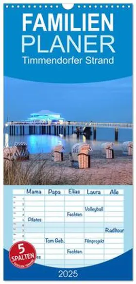 CALVENDO / Hasche |  Familienplaner 2025 - Timmendorfer Strand mit 5 Spalten (Wandkalender, 21 x 45 cm) CALVENDO | Sonstiges |  Sack Fachmedien