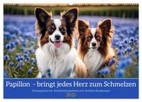 CALVENDO / Kleemann |  Papillon - bringt jedes Herz zum Schmelzen (Wandkalender 2025 DIN A2 quer), CALVENDO Monatskalender | Sonstiges |  Sack Fachmedien
