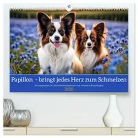 CALVENDO / Kleemann |  Papillon - bringt jedes Herz zum Schmelzen (hochwertiger Premium Wandkalender 2025 DIN A2 quer), Kunstdruck in Hochglanz | Sonstiges |  Sack Fachmedien