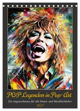 CALVENDO / Rübsamen | POP Legenden in Pop-Art (Tischkalender 2025 DIN A5 hoch), CALVENDO Monatskalender | Sonstiges | 978-3-457-13066-7 | www.sack.de