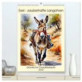 CALVENDO / Kleemann |  Esel - zauberhafte Langohren (hochwertiger Premium Wandkalender 2025 DIN A2 hoch), Kunstdruck in Hochglanz | Sonstiges |  Sack Fachmedien