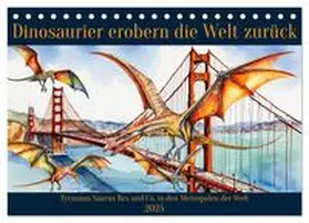 CALVENDO / Kleemann |  Dinosaurier erobern die Welt zurück (Tischkalender 2025 DIN A5 quer), CALVENDO Monatskalender | Sonstiges |  Sack Fachmedien