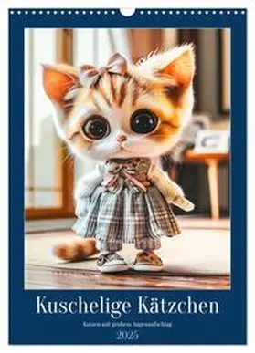 CALVENDO / Frost |  Kuschelige Kätzchen - Katzen mit großem Augenaufschlag (Wandkalender 2025 DIN A3 hoch), CALVENDO Monatskalender | Sonstiges |  Sack Fachmedien