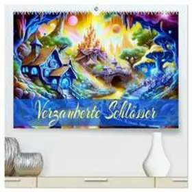CALVENDO / Djeric |  Verzauberte Schlösser (hochwertiger Premium Wandkalender 2025 DIN A2 quer), Kunstdruck in Hochglanz | Sonstiges |  Sack Fachmedien