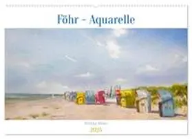 CALVENDO / Meier |  Föhr - Aquarelle (Wandkalender 2025 DIN A2 quer), CALVENDO Monatskalender | Sonstiges |  Sack Fachmedien