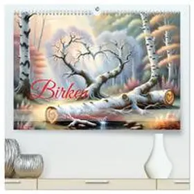 CALVENDO / Djeric |  Birken Liebenswürdige Bäume (hochwertiger Premium Wandkalender 2025 DIN A2 quer), Kunstdruck in Hochglanz | Sonstiges |  Sack Fachmedien