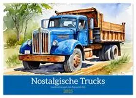 CALVENDO / Kleemann |  Nostalgische Trucks (Wandkalender 2025 DIN A2 quer), CALVENDO Monatskalender | Sonstiges |  Sack Fachmedien