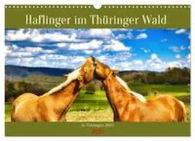 CALVENDO / Irmer |  Haflinger im Thüringer Wald (Wandkalender 2025 DIN A3 quer), CALVENDO Monatskalender | Sonstiges |  Sack Fachmedien