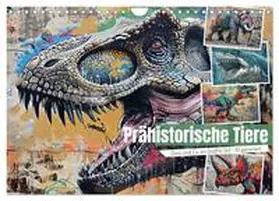 CALVENDO / Illgen |  Prähistorische Tiere (Wandkalender 2025 DIN A4 quer), CALVENDO Monatskalender | Sonstiges |  Sack Fachmedien
