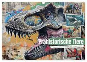 CALVENDO / Illgen |  Prähistorische Tiere (Wandkalender 2025 DIN A3 quer), CALVENDO Monatskalender | Sonstiges |  Sack Fachmedien