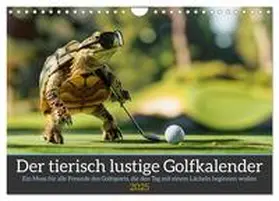 CALVENDO / Rübsamen |  Der tierisch lustige Golfkalender (Wandkalender 2025 DIN A4 quer), CALVENDO Monatskalender | Sonstiges |  Sack Fachmedien