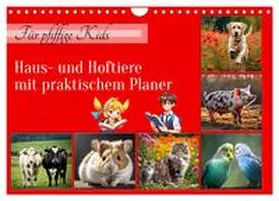 CALVENDO / Kleemann |  Für pfiffige Kids- Haus- und Hoftiere (Wandkalender 2025 DIN A4 quer), CALVENDO Monatskalender | Sonstiges |  Sack Fachmedien