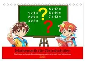 CALVENDO / Kleemann |  Mathematik für Grundschüler (Tischkalender 2025 DIN A5 quer), CALVENDO Monatskalender | Sonstiges |  Sack Fachmedien