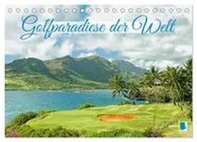 CALVENDO |  Golfparadiese der Welt (Tischkalender 2025 DIN A5 quer), CALVENDO Monatskalender | Sonstiges |  Sack Fachmedien