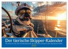 CALVENDO / Rübsamen |  Der tierisch Skipper-Kalender (Wandkalender 2025 DIN A4 quer), CALVENDO Monatskalender | Sonstiges |  Sack Fachmedien