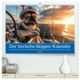 CALVENDO / Rübsamen |  Der tierisch Skipper-Kalender (hochwertiger Premium Wandkalender 2025 DIN A2 quer), Kunstdruck in Hochglanz | Sonstiges |  Sack Fachmedien
