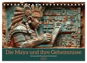 CALVENDO / Löwer |  Die Maya und ihre Geheimnisse (Tischkalender 2025 DIN A5 quer), CALVENDO Monatskalender | Sonstiges |  Sack Fachmedien