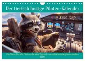 CALVENDO / Rübsamen |  Der tierisch lustige Piloten-Kalender (Wandkalender 2025 DIN A4 quer), CALVENDO Monatskalender | Sonstiges |  Sack Fachmedien