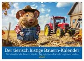 CALVENDO / Rübsamen |  Der tierisch lustige Bauern-Kalender (Wandkalender 2025 DIN A2 quer), CALVENDO Monatskalender | Sonstiges |  Sack Fachmedien