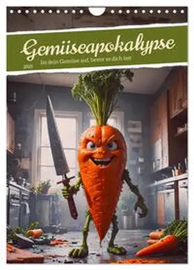 CALVENDO / pixs:sell |  Gemüseapokalypse - Iss dein Gemüse auf, bevor es dich isst (Wandkalender 2025 DIN A4 hoch), CALVENDO Monatskalender | Sonstiges |  Sack Fachmedien
